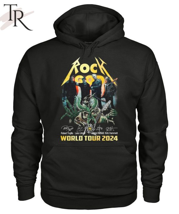 Rock God Metallica World Tour 2024 T-Shirt