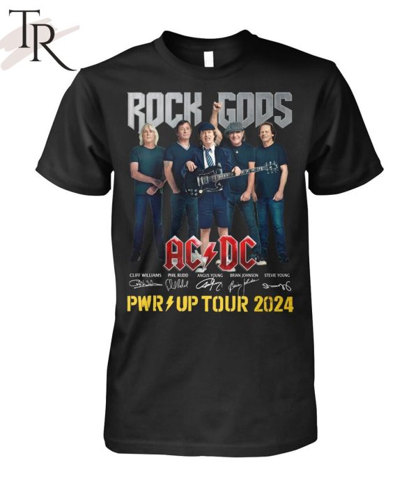 Rock Gods ACDC PWR Up Tour 2024 T-Shirt