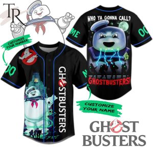 Ghostbusters Who Ya Gonna Call Custom Baseball Jersey