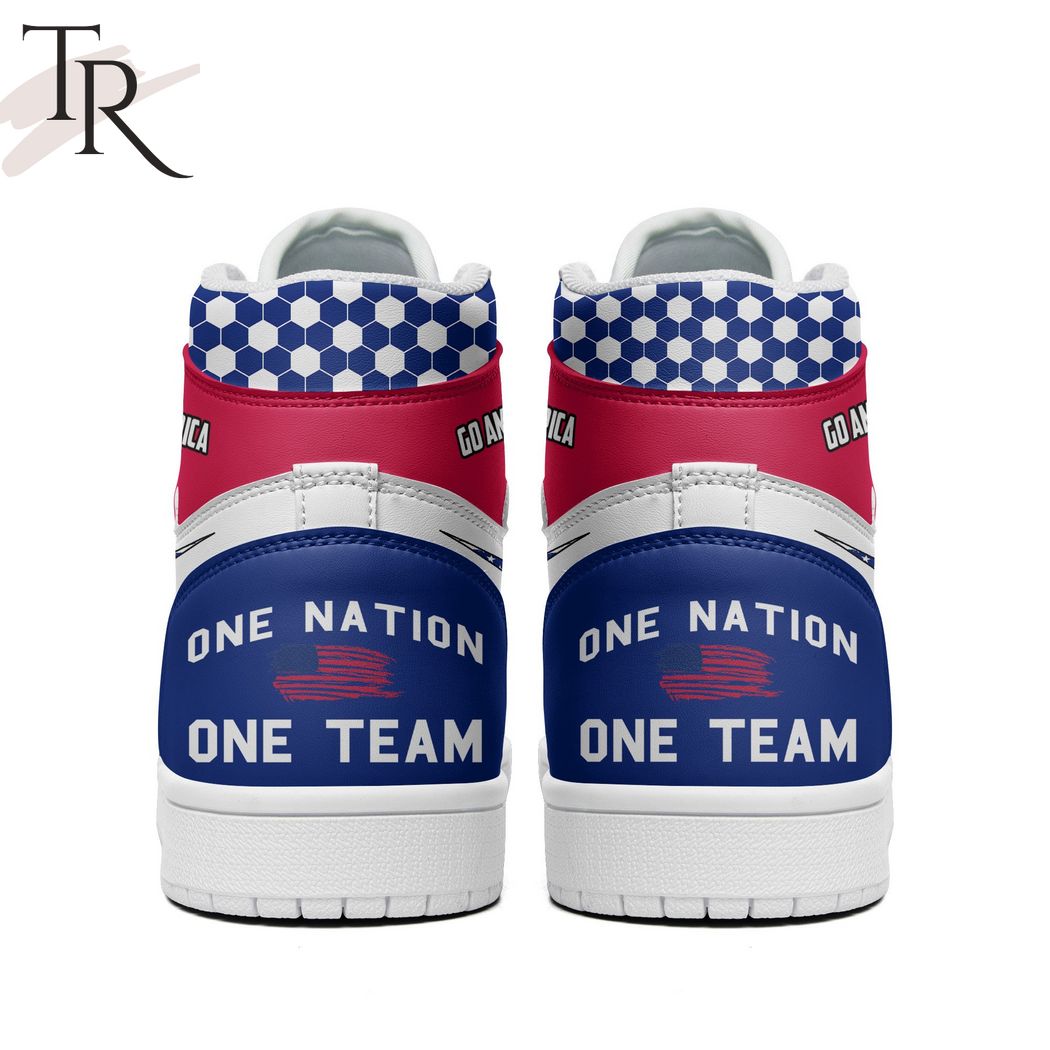 Go America One Nation One Time Comeon Air Jordan 1, Hightop