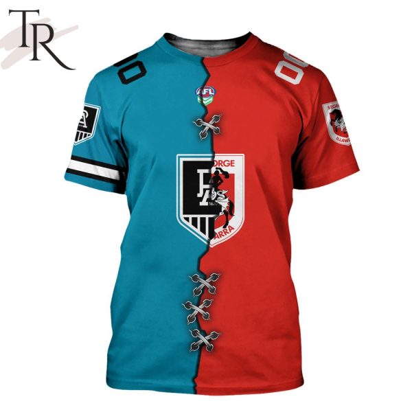 AFL x NRL Special Design Collection Select Any 2 Teams to Mix and Match! T-Shirt