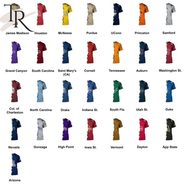 Personalized NCAA x NBA Special Design Collection Select Any 2 Teams to Mix and Match! T-Shirt