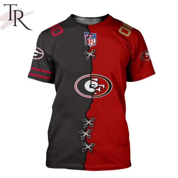 Personalized NCAA x NFL Special Design Collection Select Any 2 Teams to Mix and Match! T-Shirt