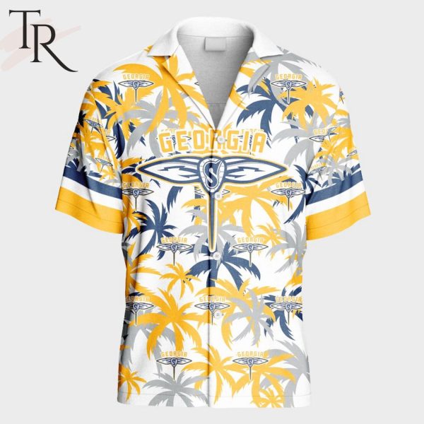 Personalized NLL Georgia Swarm Shirt Using Away Jersey Color Hawaiian Shirt