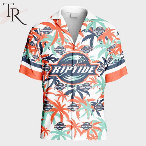 Personalized NLL New York Riptide Shirt Using Away Jersey Color Hawaiian Shirt