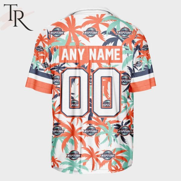 Personalized NLL New York Riptide Shirt Using Away Jersey Color Hawaiian Shirt