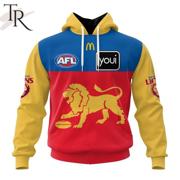 AFL Brisbane Lions Personalized 2024 Away Hoodie