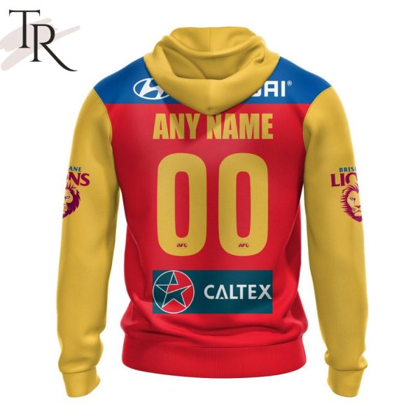 AFL Brisbane Lions Personalized 2024 Away Hoodie