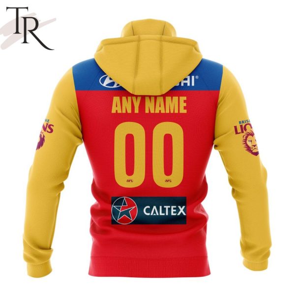 AFL Brisbane Lions Personalized 2024 Away Hoodie