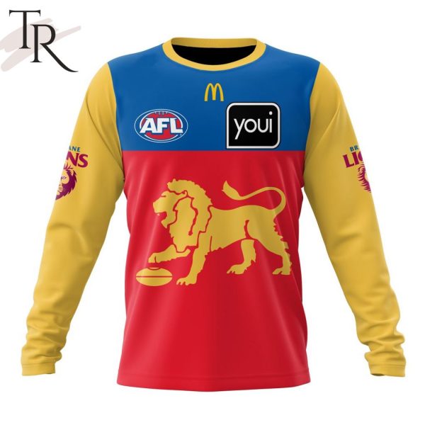 AFL Brisbane Lions Personalized 2024 Away Hoodie