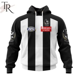 AFL Collingwood Football Club Personalized 2024 Home Hoodie
