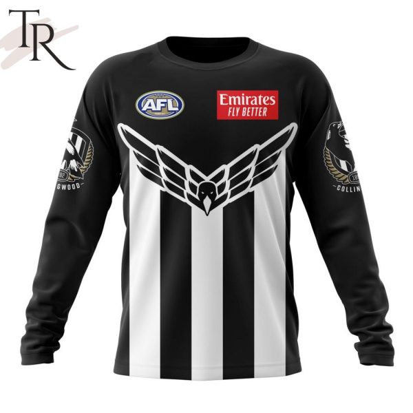 AFL Collingwood Football Club Personalized 2024 Swooping Magpie Hoodie