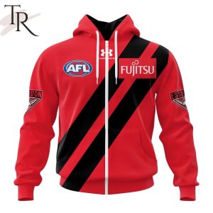 AFL Essendon Football Club Personalized 2024 Away Hoodie