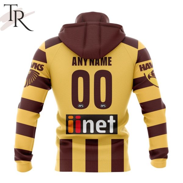 AFL Hawthorn Football Club Personalized 2024 Home Hoodie