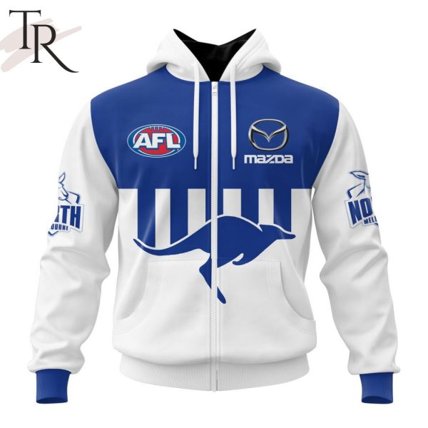 AFL North Melbourne Football Club Personalized 2024 Away Hoodie