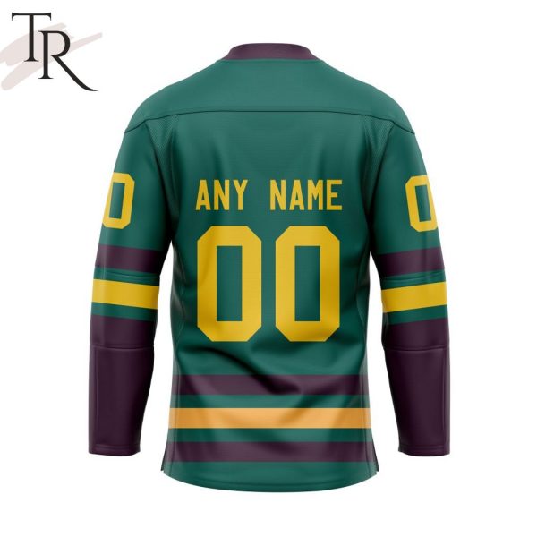 NHL Anaheim Ducks Personalized Heritage Hockey Jersey Design