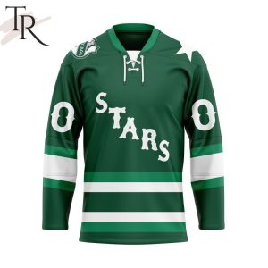 NHL Dallas Stars Personalized Heritage Hockey Jersey Design