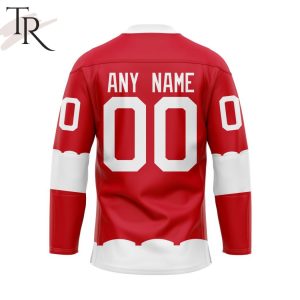 NHL Detroit Red Wings Personalized Heritage Hockey Jersey Design