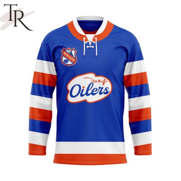 NHL Edmonton Oilers Personalized Heritage Hockey Jersey Design