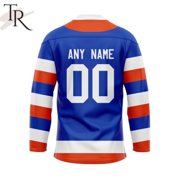 NHL Edmonton Oilers Personalized Heritage Hockey Jersey Design