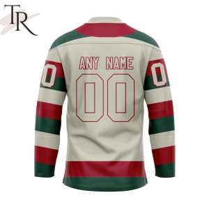 NHL Minnesota Wild Personalized Heritage Hockey Jersey Design