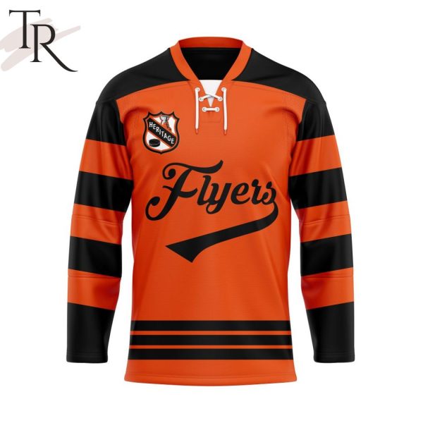 NHL Philadelphia Flyers Personalized Heritage Hockey Jersey Design