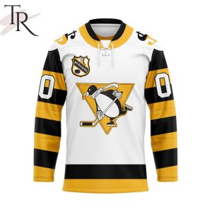 NHL Pittsburgh Penguins Personalized Heritage Hockey Jersey Design