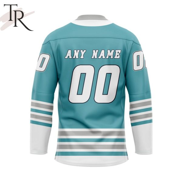 NHL San Jose Sharks Personalized Heritage Hockey Jersey Design