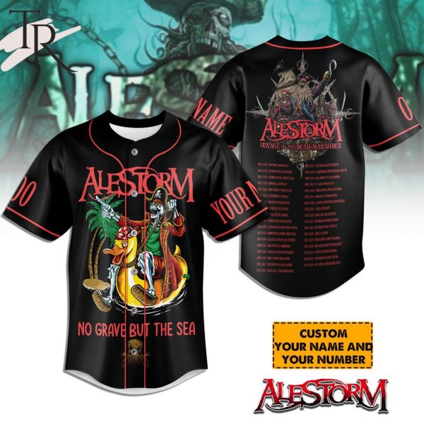 Alestorm No Grave But The Sea Custom Baseball Jersey