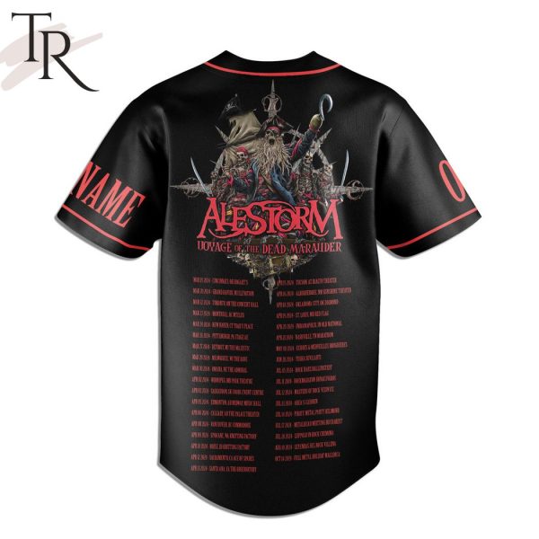 Alestorm No Grave But The Sea Custom Baseball Jersey