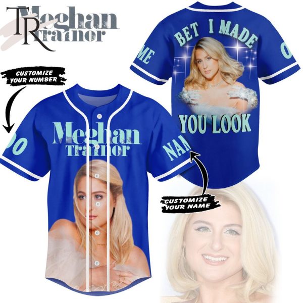 Meghan Trainor Bet I Made You Look Custom Baseball Jersey