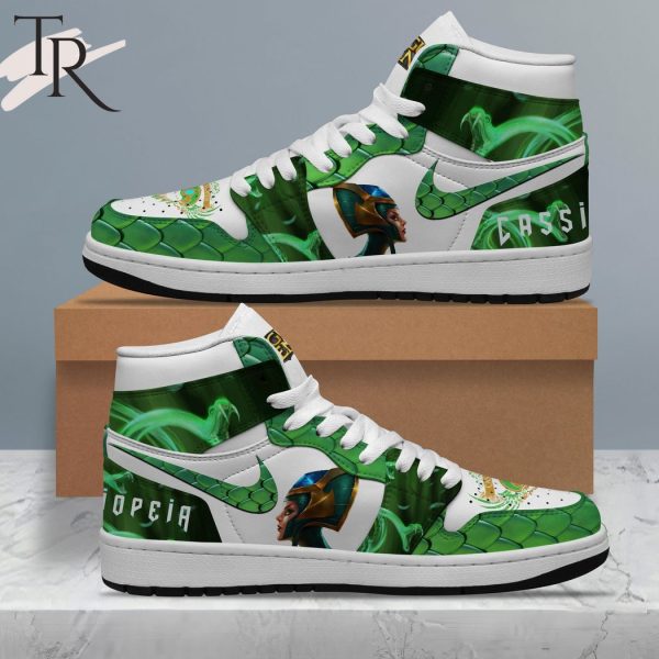 Cassiopeia League of Legends Air Jordan 1, Hightop