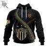 Personalized LIGA MX Club Puebla Special Black And Gold Design Hoodie