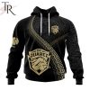 Personalized LIGA MX Deportivo Toluca Special Black And Gold Design Hoodie