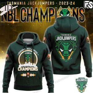 Tasmania JackJumpers National Basketball Champions 2024 Hoodie, Cap