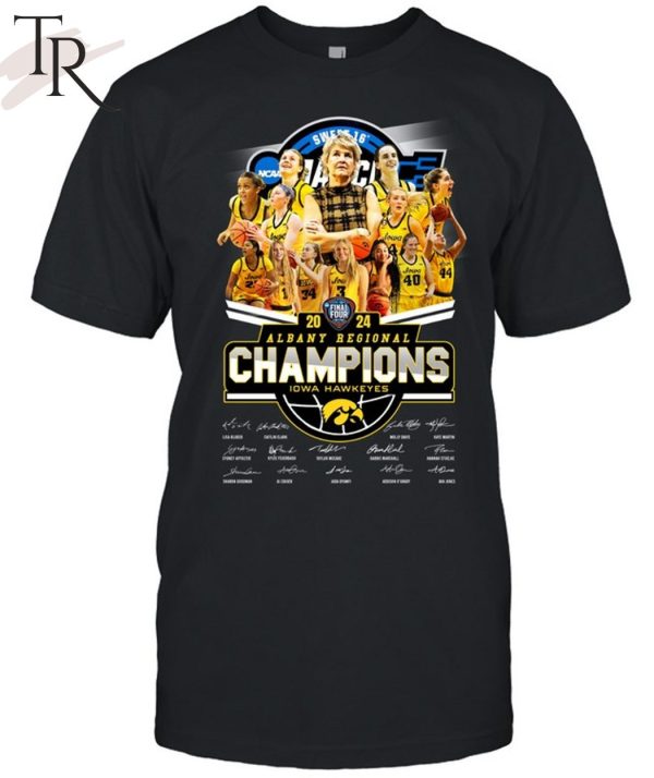 2024 Albany Regional Champions Iowa Hawkeyes T-Shirt