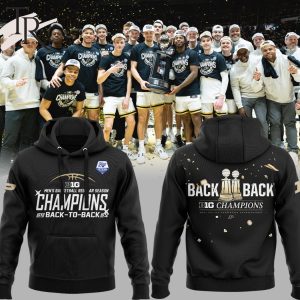 B1G Purdue Men’s Basketball Regular Season Champions Back To Back Hoodie, Longpants, Cap