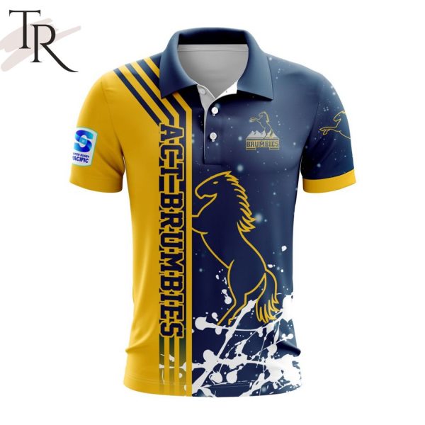 Super Rugby ACT Brumbies Special Design Polo Shirt