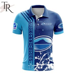 Super Rugby Auckland Blues Special Design Polo Shirt