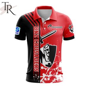 Super Rugby BNZ Crusaders Special Design Polo Shirt