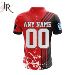 Super Rugby BNZ Crusaders Special Design Polo Shirt