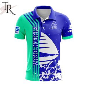 Super Rugby Fijian Drua Special Design Polo Shirt