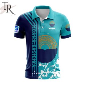 Super Rugby Moana Pasifika Special Design Polo Shirt