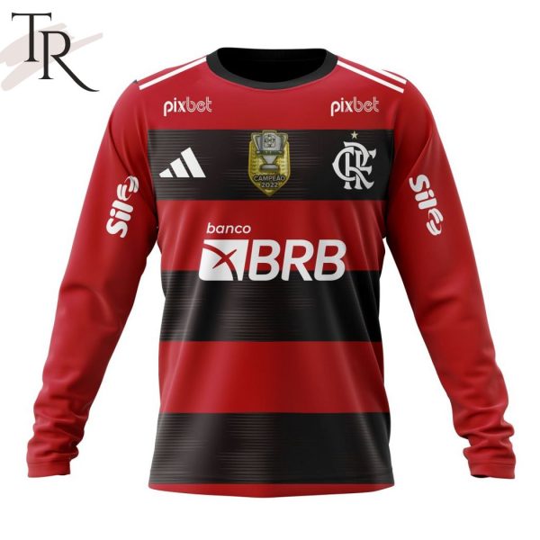 Serie A Flamengo Personalized 2023 Home Kits Hoodie