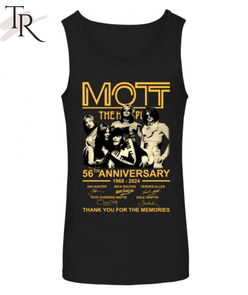 Mott The Hoople 56th Anniversary 1968-2024 Thank You For The Memories T-Shirt