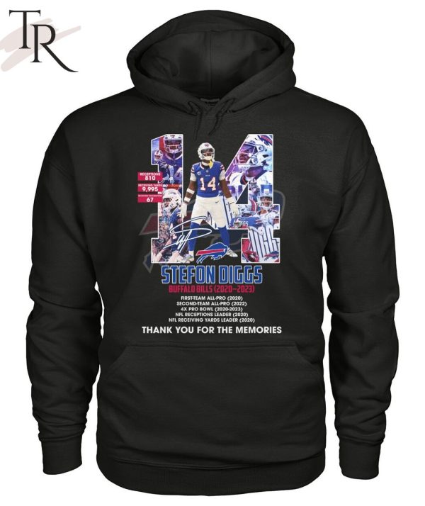 Stefon Diggs Buffalo Bills 2020-2023 Thank You For The Memories T-Shirt