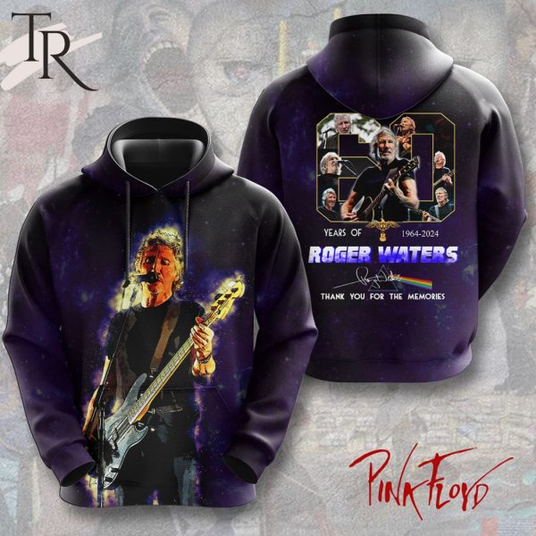 60 Years Of 1964-2024 Pink Floyd x Roger Waters Thank You For The Memories Hoodie