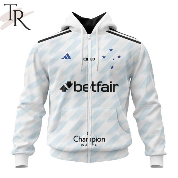 Serie A Cruzeiro Personalized 2023 Away Kits Hoodie