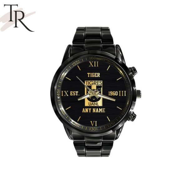LIGA MX Tigres UANL Special Black Stainless Steel Watch