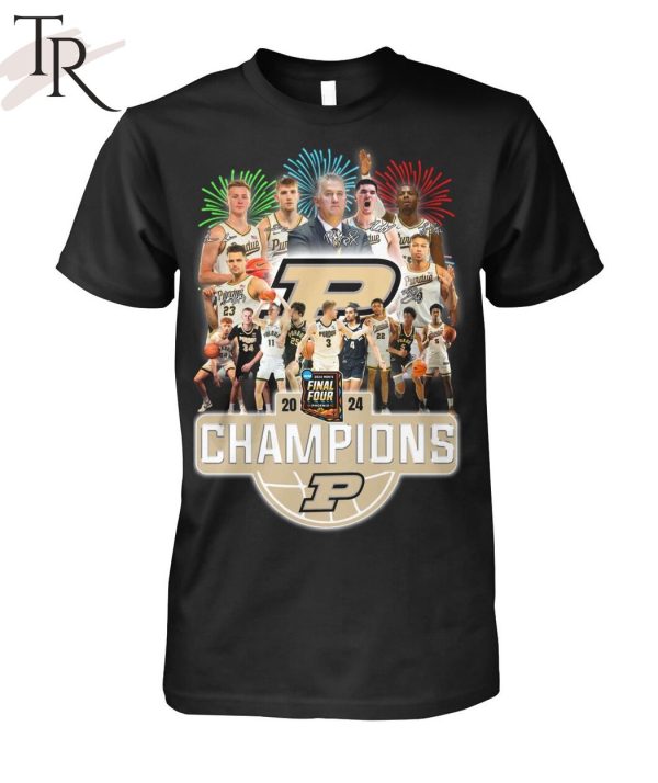 2024 Men’s Final Four Champions Purdue Boilermakers T-Shirt